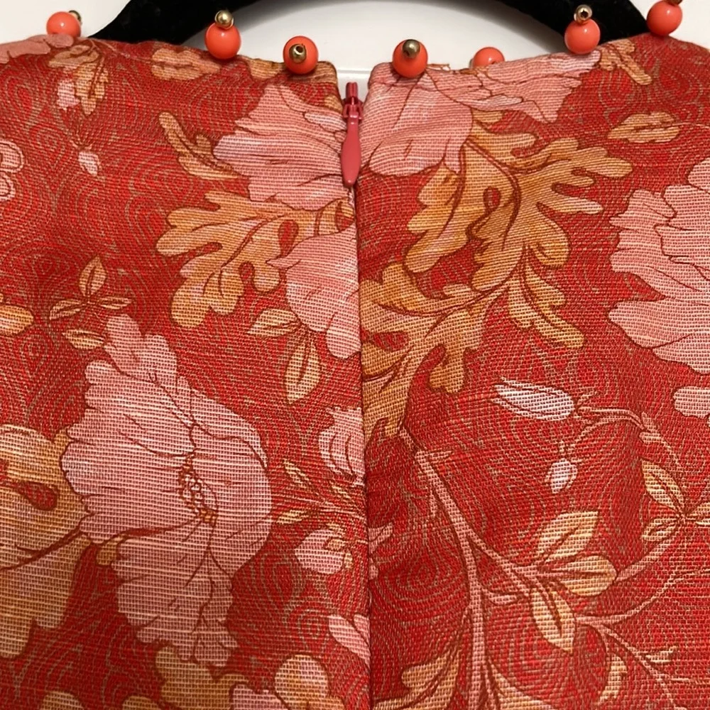 Kaleidoscope belted embellished floral-print linen and silk-blend mini d… - Picture 9 of 10